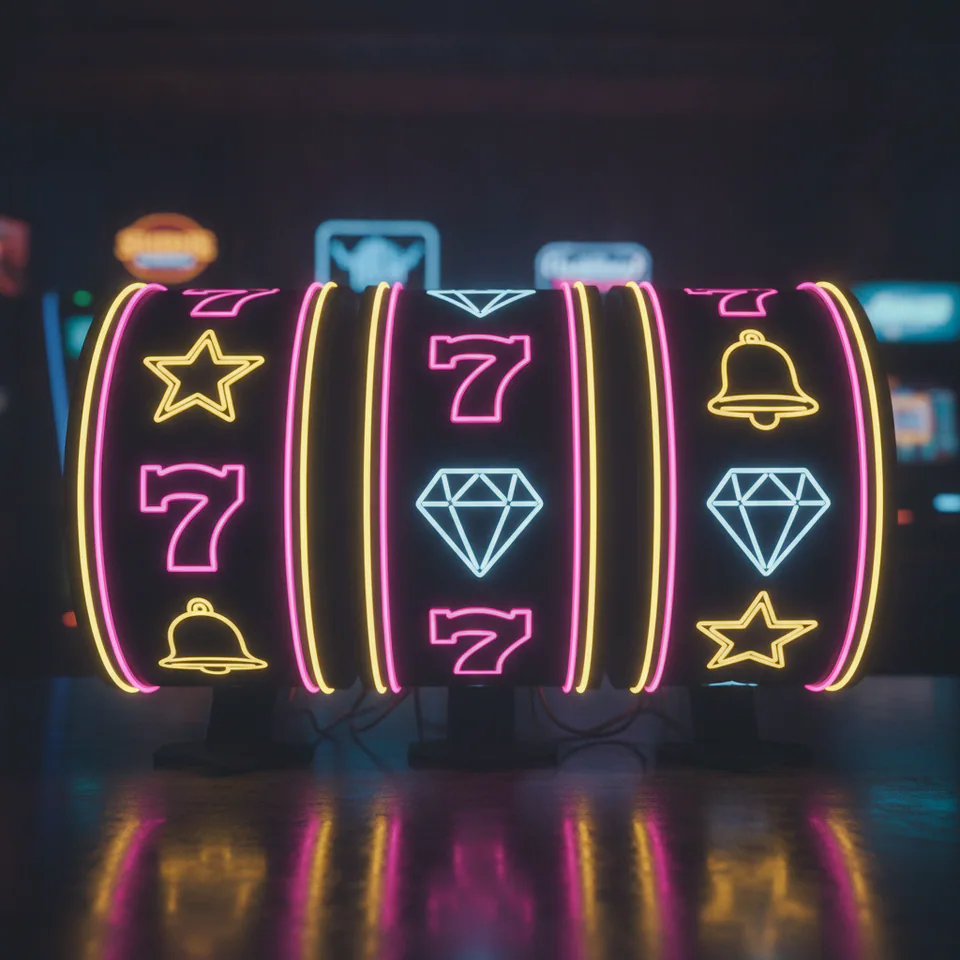 Jubilee Reels slot game — neon arcade reels